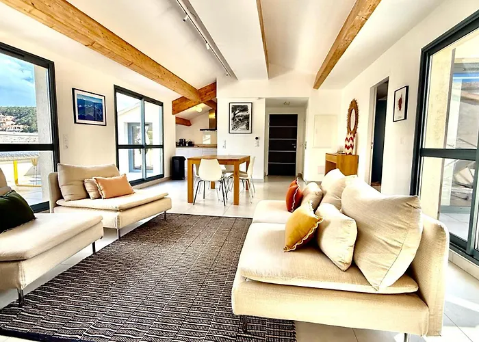 Superbe 3 150m2 - Parking Gratuit, Climatisation, Terrasses - Standing