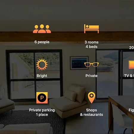 Sur Le Port, 150m2 - Parking Gratuit, Climatisation, Terrasses - Standing Lägenhet *