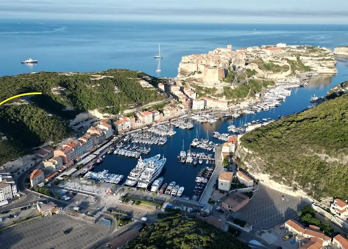 Sur Le Port, 150m2 - Parking Gratuit, Climatisation, Terrasses - Standing 보니파시오